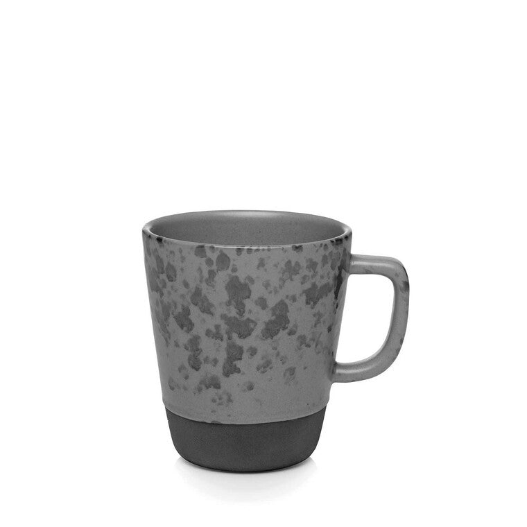 RAW krus m/hank 35 cl grå spotted